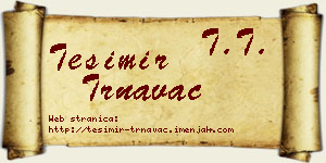 Tešimir Trnavac vizit kartica